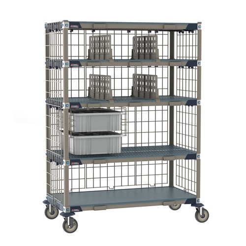 InterMetro Industries ECP55DX3 MetroMax i Deluxe Par Level Cart - 24" x 48"