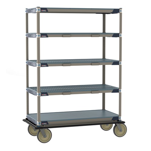 InterMetro Industries ECT55CX3 MetroMax i Transport and Exchange Cart - 24" x 48"