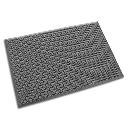 Ergomat BB0202 - Ergomat Basic Bubble Matting - 2' x 2' x 6" - Charcoal Gray