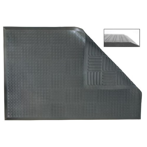 Ergomat SB0313 - Ergomat Basic Smooth Matting - 3' x 13' x 16" - Charcoal Gray