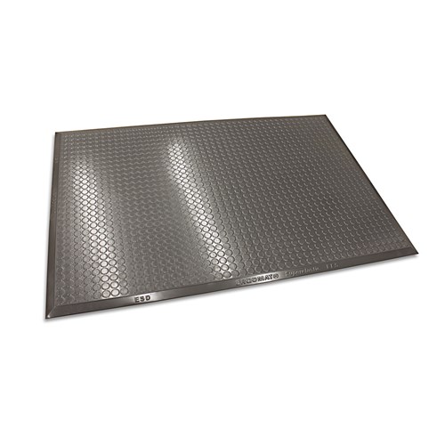 Ergomat EFS0218 - Ergomat Complete Smooth ESD Matting - 2' x 18' x 21" - Charcoal Gray