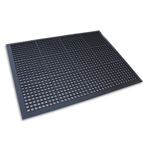 Ergomat EX0202 - Ergomat Industry Matting - 2' x 2' x 8" - Black