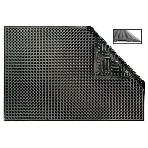 Ergomat ENF0210 - Ergomat Nitril F Matting - 2' x 10' x 13" - Black