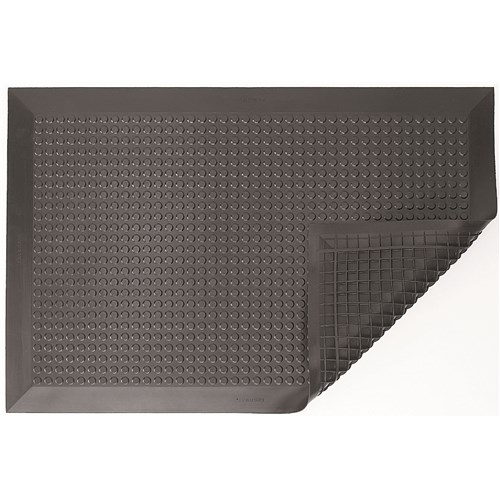 Ergomat EN0208 - Ergomat Nitril Matting - 2' x 8' x 11" - Black