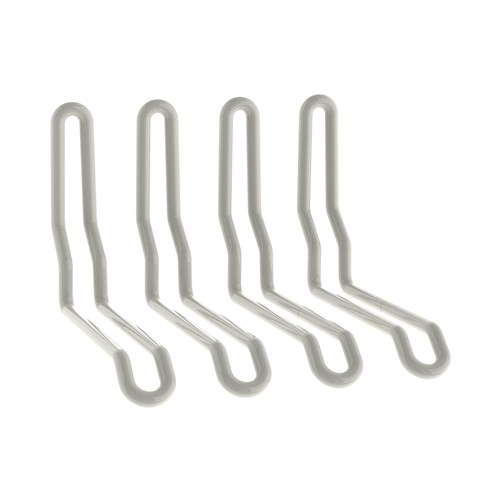 InterMetro Industries FL571 Flexline Short Utility Hook - 4-Pack