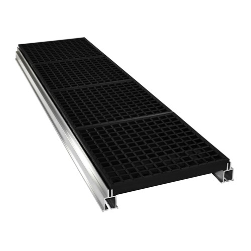 Wearwell FP2x4x36x72BK - FOUNDATION Open Platform KIT - 4"x36"x72" - Black