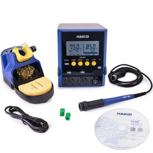 Hakko FX972-010 Dual-Port Soldering Station - 120 VAC 50/60 Hz - Kit