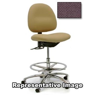 Gibo/Kodama 3400AT-F117-01 - Stamina 3000 Series Mid-Bench Height Chair - Autonomous Control - 19"-25" - Fabric - Mauve