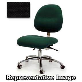 Gibo/Kodama 4000IT-F132-01 - Synchron 4000 Series Desk Height Chair - Independent Tilt Control - 18"-23" - Fabric - Black