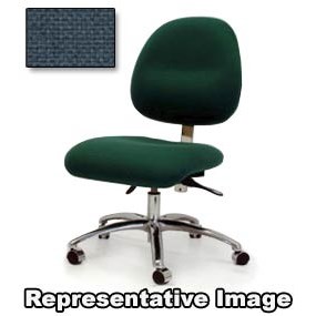 Gibo/Kodama 4000IT-F124-01 - Synchron 4000 Series Desk Height Chair - Independent Tilt Control - 18"-23" - Fabric - Blue