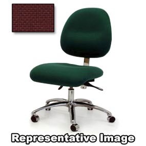 Gibo/Kodama 4000IT-F114-01 - Synchron 4000 Series Desk Height Chair - Independent Tilt Control - 18"-23" - Fabric - Burgundy