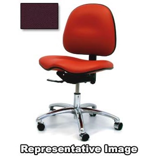 Gibo/Kodama E7000AT-F852-07B - Stamina 7000 Series ESD-Safe Desk Height Chair - Autonomous Control - 17"-21" - Conductive Fabric - Burgundy