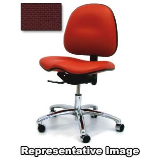 Gibo/Kodama 7000AT-F114-01 - Stamina 7000 Series Desk Height Chair - Autonomous Control - 17"-21" - Fabric - Burgundy