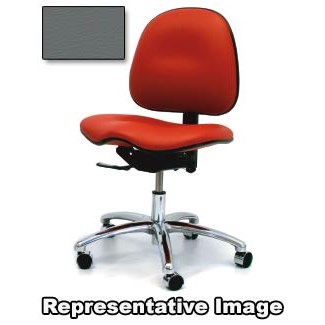 Gibo/Kodama C7000AT-V569-01 - Stamina 7000 Series Class 100 Cleanroom Desk Height Chair - Autonomous Control - 17"-21" - Vinyl - Grey