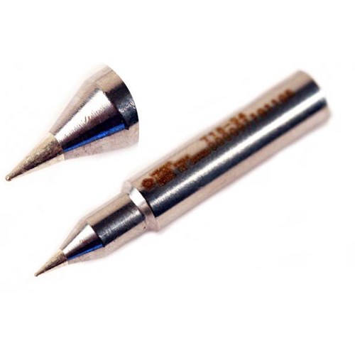 Hakko T18-S4 - T18 Series Soldering Tip for Hakko FX-888/FX-8801 - Conical - Sharp - R0.125 mm x 14.5 mm