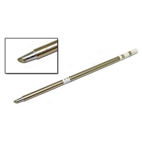 Hakko T15-BCM3 - T15 Series Concave Face Composite Tip w/Indent - Bevel - 10 mm x 3 mm - 45°