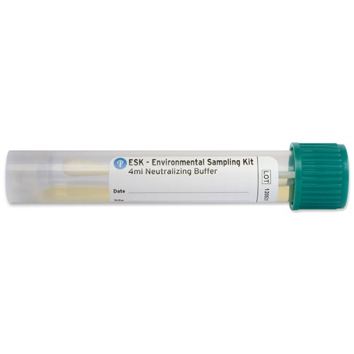 Puritan 25-83004 PD NB - Sterile ESK® Sampling Kit Pre-Filled w/Neutralizing Buffer - Polyester Tip - Plastic Handle - 4 ML - 50/Case