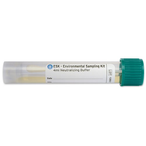 Puritan 25-83004 PDB NB - Sterile ESK® Sampling Kit Pre-Filled w/Neutralizing Buffer - Polyester Tip - Plastic Handle - 4 ML - 300/Case