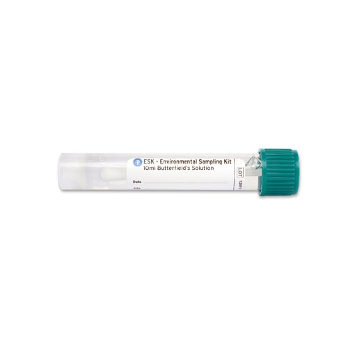 Puritan 25-83010 PDB BS - Sterile ESK® Sampling Kit Pre-Filled w/Butterfield’s Solution - Polyester Tip - Plastic Handle - 10 ML - 300/Case