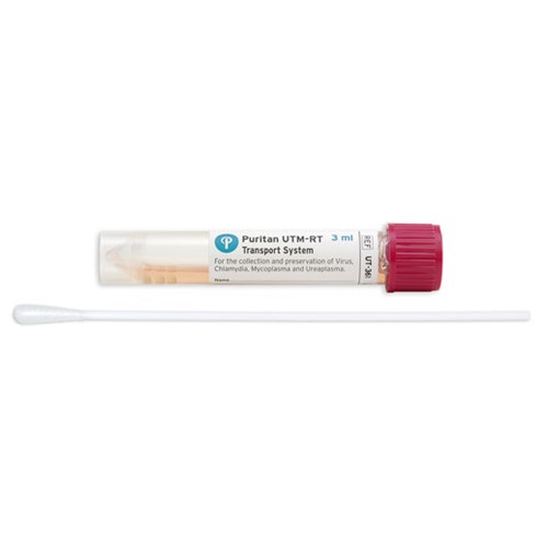 Puritan UT-361 - Universal Transport System w/3ml Fill & 1 Polyester Tipped Swab - Regular Tip - Plastic Handle w/Breakpoint at 100 mm - 300/Case