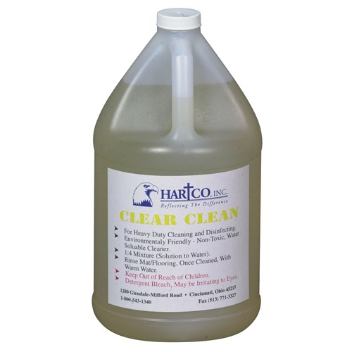 Hartco CRF-0002 - Clear Clean Mat Cleaner - High Traffic/Contamination & Monthly Cleaning - Gallon