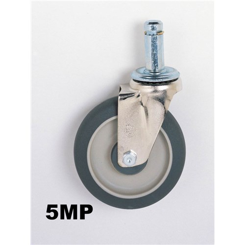 InterMetro Industries (Metro) 5MP - Super Erecta® Stem/Swivel Caster - Polyurethane Wheel Tread - 5"