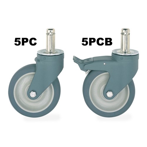 InterMetro Industries (Metro) 5PCB - Super Erecta® Polymer Brake Caster - Polyurethane Wheel Tread - 5"