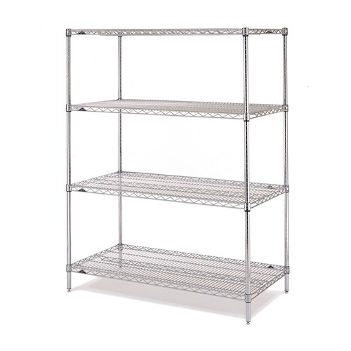 InterMetro Industries (Metro) EZ1836NC-4 - Super Erecta® Convenience Pak™ - 18" x 36" x 74.5" - Chrome