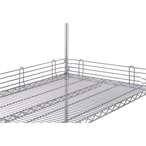 InterMetro Industries (Metro) L24N-4S - Super Erecta® Stackable Shelf Ledge - 24" x 4" - Stainless Steel