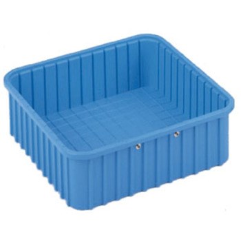 InterMetro Industries (Metro) TB93080BAS - Benstat™ Static Dissipative Divider Tote Box - I.D. 20.625" x 15.625" x 7.5" (O.D. 22.5" x 17.5" x 8") - Blue