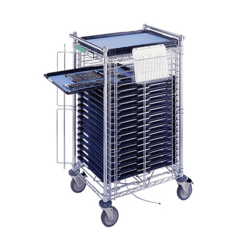 InterMetro Industries (Metro) CBNTC20MSOL2 - SmartTray™ Front-Load Cart w/20 SmartTrays & 20 Tray Inlays - 28" x 22"