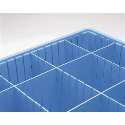 InterMetro Industries (Metro) DS92050BAS - Benstat™ Static Dissipative Short Tote Divider - Fits Metro Divider Tote Box TB92050 - Blue