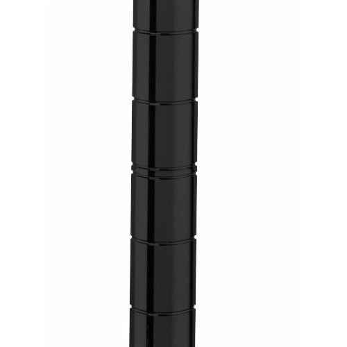 InterMetro Industries (Metro) 86PBL - Super Erecta® SiteSelect™ Stationary Post - 86.625" H - Black