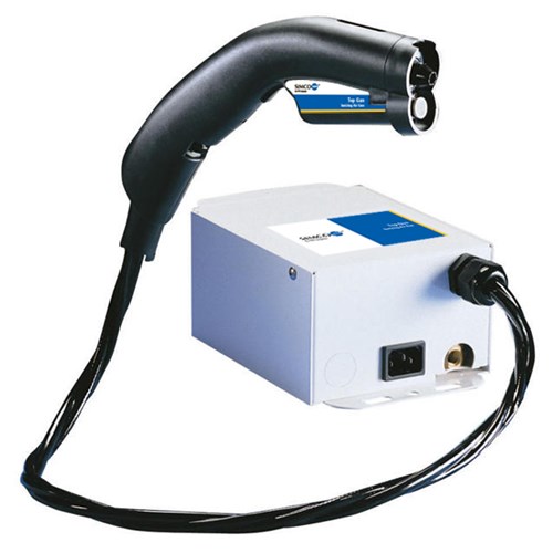 Simco 4012199 - Top Gun™3 Ionizing Blow-Off Gun w/Optical Sensor & Controller - 7' Cable/Hose Assembly - 120V