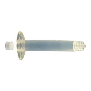 Jensen Global JG3A-50 - 3cc Air Syringe & PE Stopper - Clear