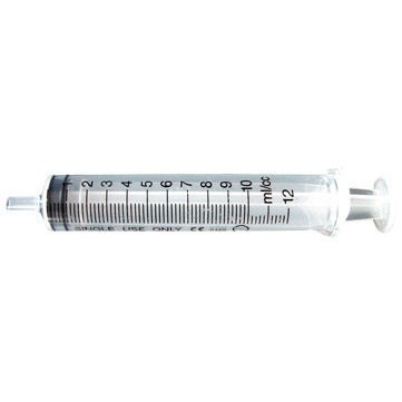 Jensen Global JG10CC-LS-25 - 10cc Luer Slip Syringe - 25/Bag