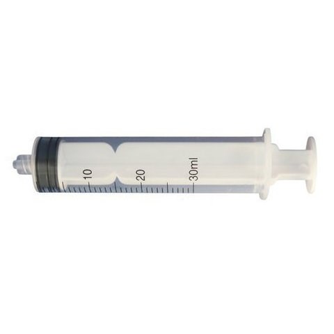 Jensen Global JG30CC-LL-10 - 30cc Luer Lock Syringe - 10/Bag