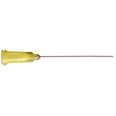 Jensen Global JG20-1.5X - Economical 20-Gauge Needle - Yellow - 50/Box