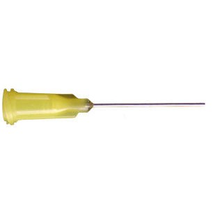 Jensen Global JG20-1.0X - Economical 20-Gauge Needle - Yellow - 50/Box