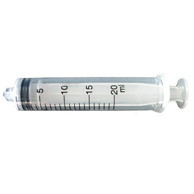 Jensen Global JG20CC-LL-20 - 20cc Luer Lock Syringe - 20/Bag