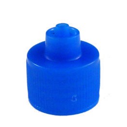 Jensen Global JGC-512B - Luer Lock Cap for 1 oz/2 oz/4 oz Bottles - Blue