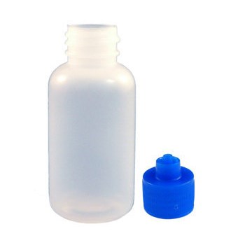 Jensen Global JG1.0BC-B - 1 oz Bottle & Luer Lock Cap - Blue