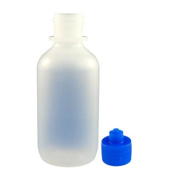 Jensen Global JG2.0BC-B - 2 oz Bottle & Luer Lock Cap - Blue