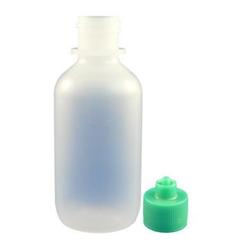 Jensen Global JG2.0BC-G - 2 oz Bottle & Luer Lock Cap - Green