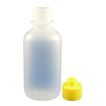 Jensen Global JG2.0BC-Y - 2 oz Bottle & Luer Lock Cap - Yellow