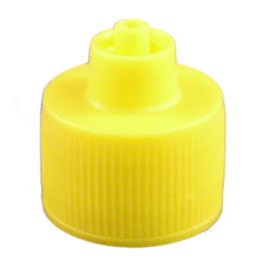 Jensen Global JGC-512Y - Luer Lock Cap for 1 oz/2 oz/4 oz Bottles - Yellow