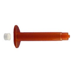 Jensen Global JG3A-50-UVA - 3cc UV Air Syringe & PE Stopper - Amber