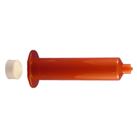 Jensen Global JG30A-20-UVA - 30cc UV Air Syringe & PE Stopper - Amber