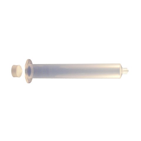 Jensen Global JG50A-15 - 50cc Air Syringe & PE Stopper - Clear