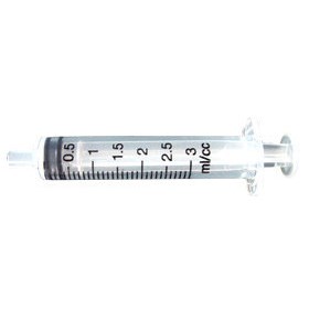 Jensen Global JG3CC-LS-100 - 3cc Luer Slip Syringe - 100/Bag